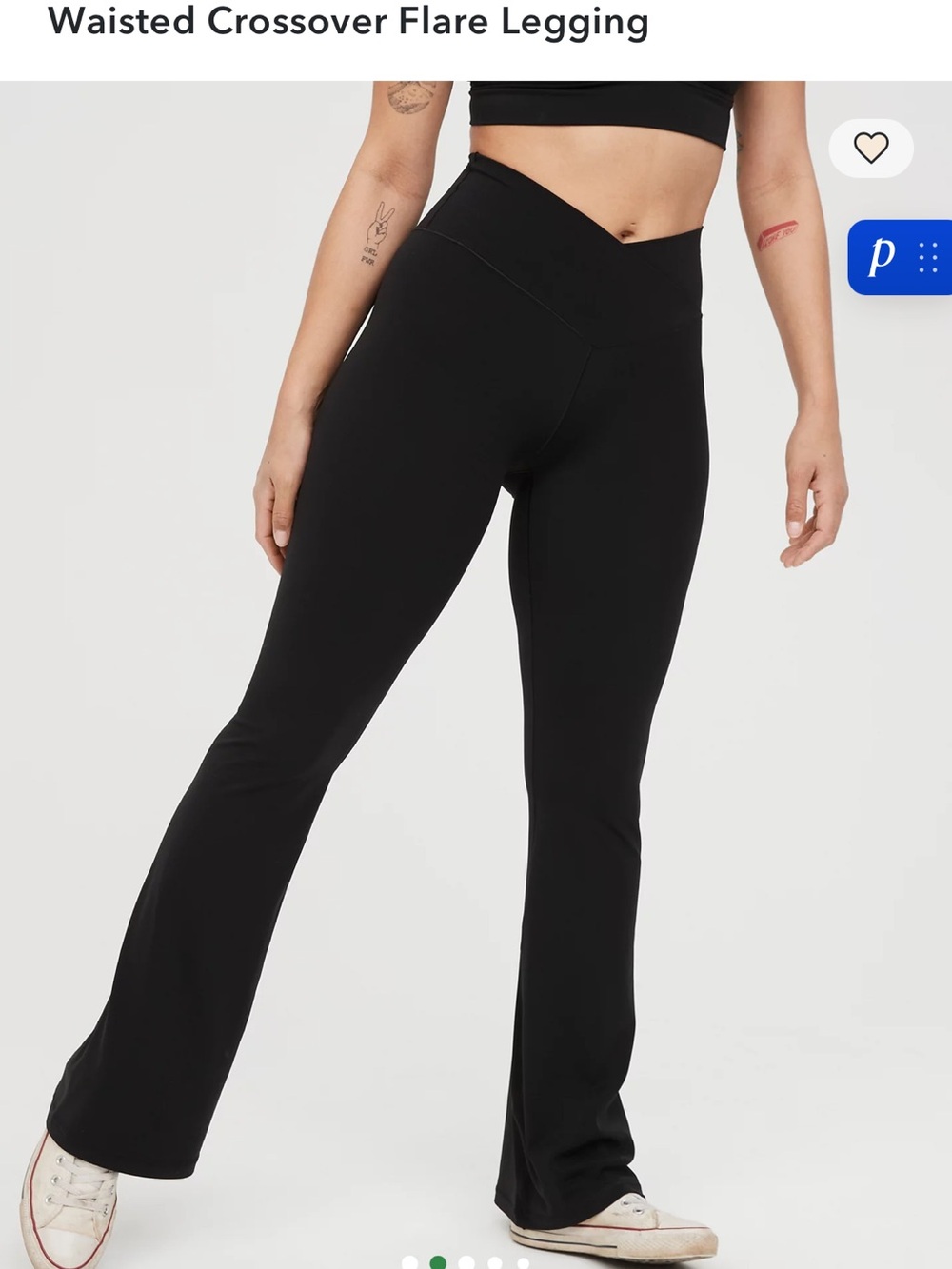 OFFLINE By Aerie Real Me High Waisted Crossover Flare Legging
